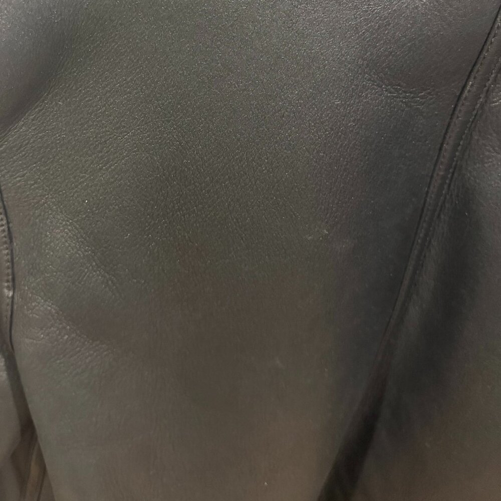 The Arrivals Leather & Shearling Moto Jacket - Picture 9 of 10